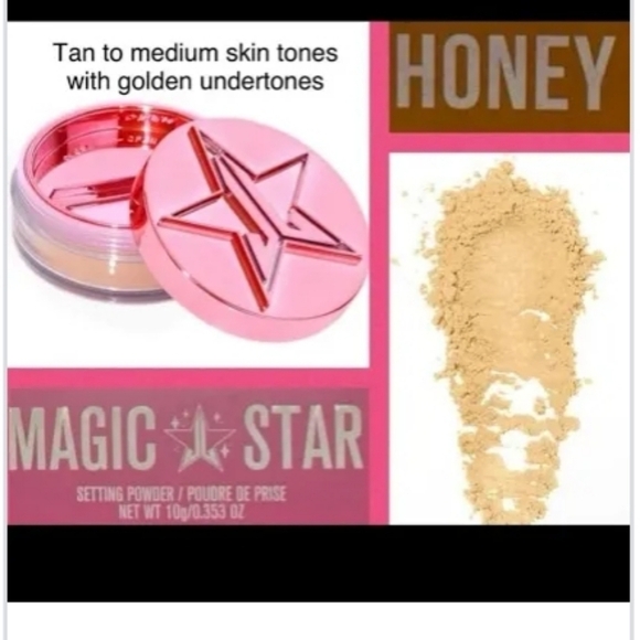 Jeffrey Star Magic Star Luminous Setting Powder- Honey - Picture 1 of 4